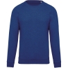 Sweat-shirt Bio Col Rond French Terry Bleu Kariban
