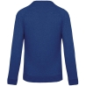 Sweat-shirt Bio Col Rond French Terry Bleu Kariban – vue 2