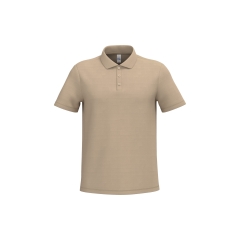 Polo piqué homme Beige (Ideal Sand) – iDeal Basic Brand