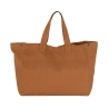 Sac shopping coton délavé Marron Caramel – Kimood – vue 2