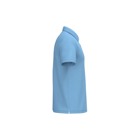 Polo Piqué Homme Bleu Ciel 200 g/m² – iDeal Basic Brand – vue 3