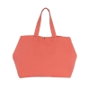Sac shopping coton délavé Rose Washed Coral Pink Kimood – vue 2