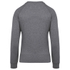 Sweat-shirt Bio Col Rond Gris Chiné Femme Kariban – vue 2