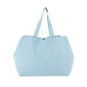 Sac shopping coton délavé Bleu Washed Dream Blue Kimood – vue 2