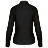 Chemise pilote manches longues femme Kariban Noir – vue 2