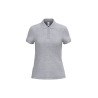 Polo piqué femme Gris iDeal Basic Brand – 200 g/m²