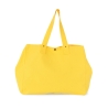 Sac shopping coton délavé jaune Kimood – Washed Lemon Zest – vue 2