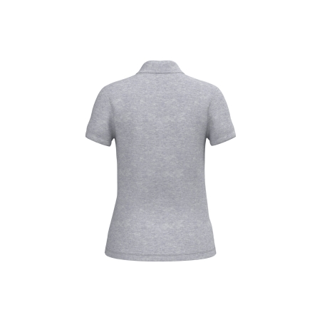 Polo piqué femme Gris iDeal Basic Brand – 200 g/m² – vue 2