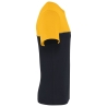 T-shirt bicolore écoresponsable Noir/Jaune WK. Designed To Work – vue 3