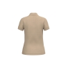 Polo piqué femme Beige iDeal Basic Brand – 200 g/m² – vue 2