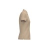 Polo piqué femme Beige iDeal Basic Brand – 200 g/m² – vue 3