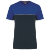 T-shirt bicolore écoresponsable Marine WK. Designed To Work