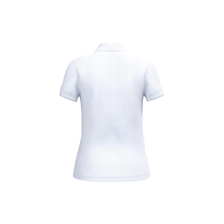 Polo piqué femme Blanc iDeal Basic Brand – 200 g/m² – vue 2