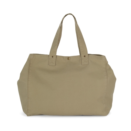 Sac shopping coton délavé gris Kimood – Taille unique – vue 2