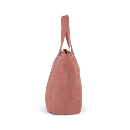 Sac shopping coton délavé Rose Washed Pink Ochre Kimood – vue 3