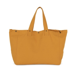 Sac shopping coton délavé Jaune (Washed Sunflower) – Kimood