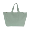 Sac shopping coton délavé vert Washed Water Green Kimood