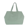 Sac shopping coton délavé vert Washed Water Green Kimood – vue 2