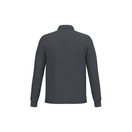 Polo piqué LSL homme Gris iDeal Basic Brand – vue 2