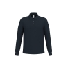 Polo piqué manches longues homme Marine – iDeal Basic Brand