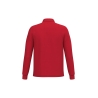 Polo piqué manches longues Rouge homme iDeal Basic Brand – vue 2