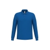 Polo piqué LSL homme Bleu Roi iDeal Basic Brand