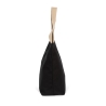 Grand sac shopping recyclé fond plat Noir Kimood – vue 2