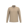 Polo piqué LSL homme Beige iDeal Basic Brand