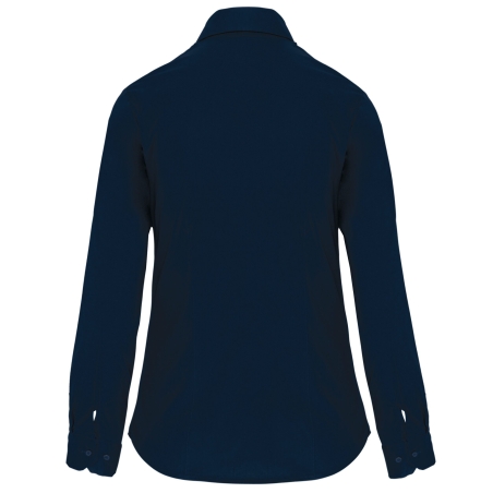 Chemise coton élasthanne manches longues femme Marine Kariban – vue 2