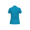 Polo Piqué Femme Bleu Atoll – iDeal Basic Brand – vue 2