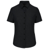 Chemise Oxford manches courtes femme Noire Kariban