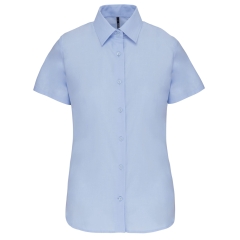 Chemise Oxford manches courtes femme Bleue – Kariban