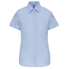 Chemise Oxford manches courtes femme Bleue – Kariban