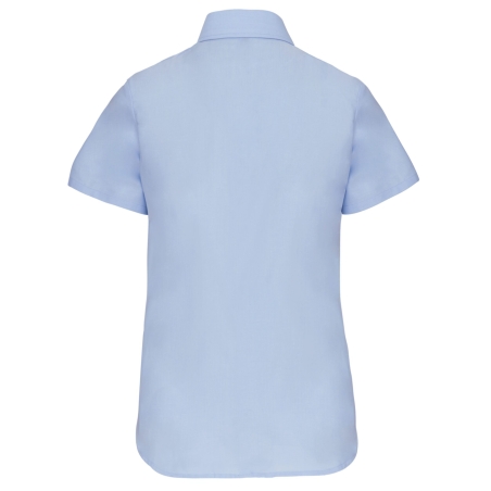 Chemise Oxford manches courtes femme Bleue – Kariban – vue 2