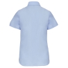 Chemise Oxford manches courtes femme Bleue – Kariban – vue 2