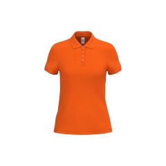 Polo piqué femme Orange iDeal Basic Brand – 180 g/m²