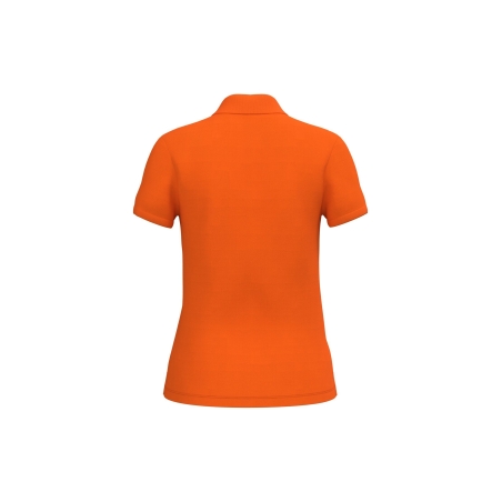 Polo piqué femme Orange iDeal Basic Brand – 180 g/m² – vue 2