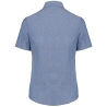 Chemise Oxford manches courtes femme Bleu Cobalt Kariban – vue 2