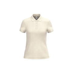 Polo piqué femme beige 180 g/m² – iDeal Basic Brand