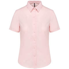 Chemise Oxford manches courtes femme Rose – Kariban