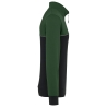 Sweat col 1/4 zip bicolore écoresponsable Noir WK. Designed To Work – vue 3