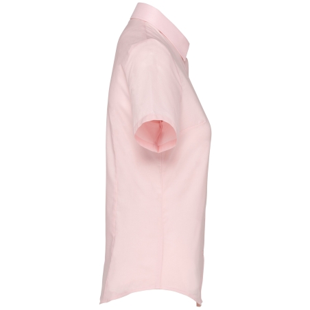 Chemise Oxford manches courtes femme Rose – Kariban – vue 3