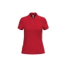 Polo piqué femme Rouge iDeal Basic Brand – 180 g/m²