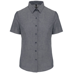 Chemise Oxford manches courtes femme Marine – Kariban