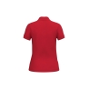 Polo piqué femme Rouge iDeal Basic Brand – 180 g/m² – vue 2