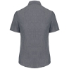 Chemise Oxford manches courtes femme Marine – Kariban – vue 2