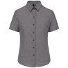 Chemise Oxford manches courtes femme Gris – Kariban