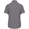 Chemise Oxford manches courtes femme Gris – Kariban – vue 2