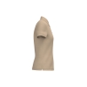 Polo piqué femme Beige – iDeal Basic Brand – vue 3