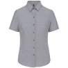 Chemise Oxford manches courtes femme Gris – Kariban